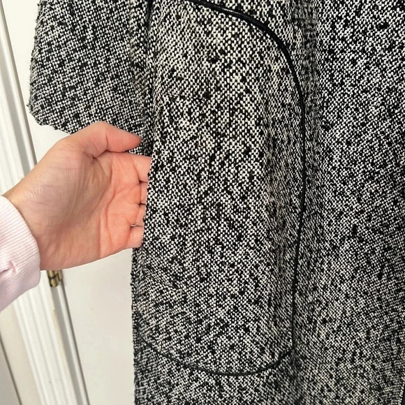Mac & Jac Tweed Salt & Pepper Coat | Women’s Size 8 - Picture 5 of 7